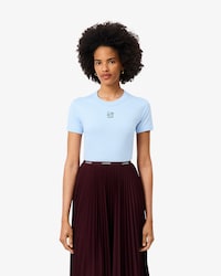 Embroidery Accent Jersey T-shirt