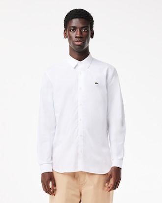 Men's Slim Fit Stretch Poplin Shirt