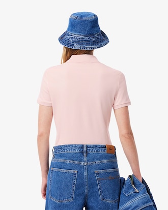 Women's L.12.D Slim Fit Stretch Mini Piqué Polo
