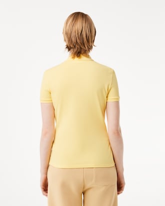 Women's L.12.D Slim Fit Stretch Mini Piqué Polo
