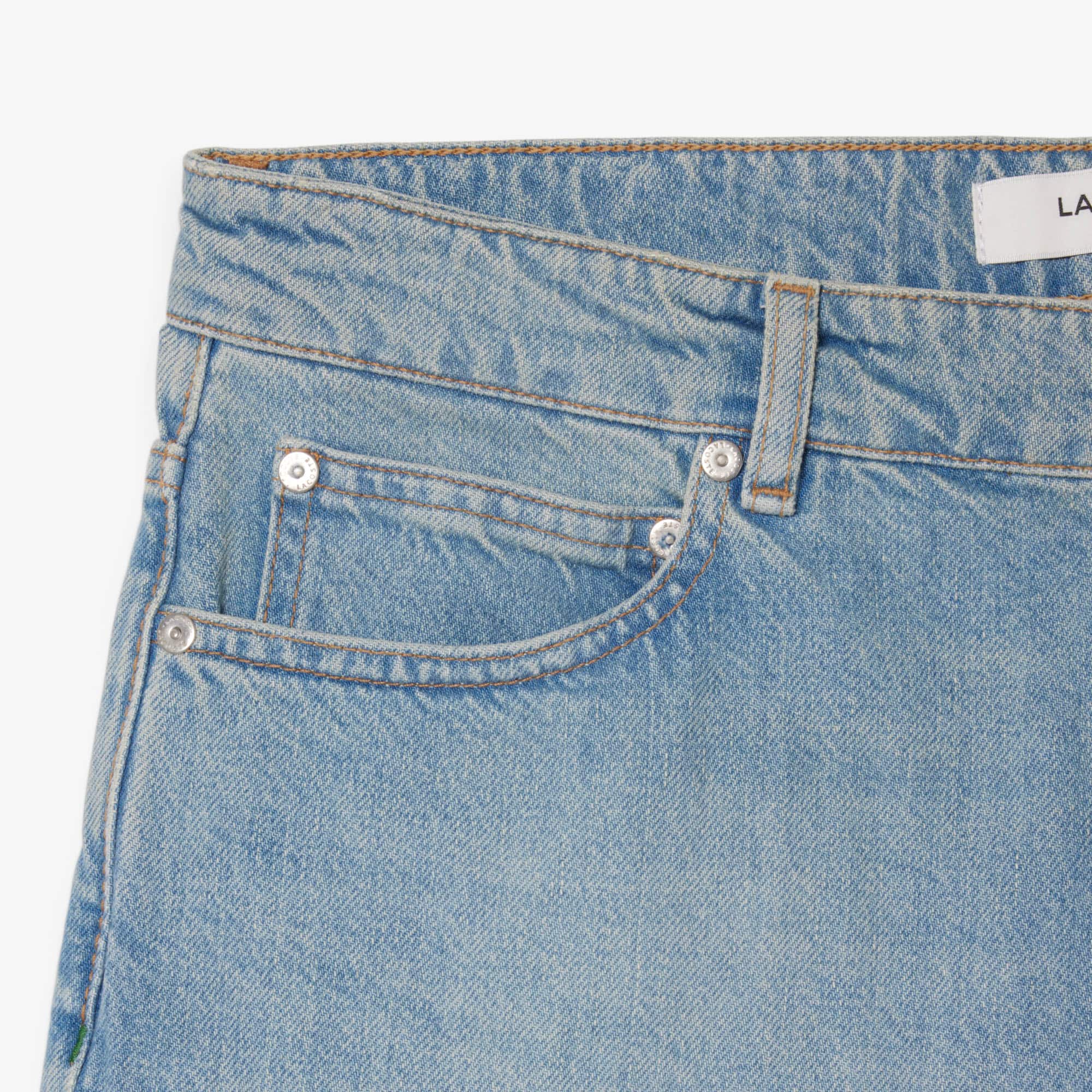 Men's Straight Cut Denim Shorts
