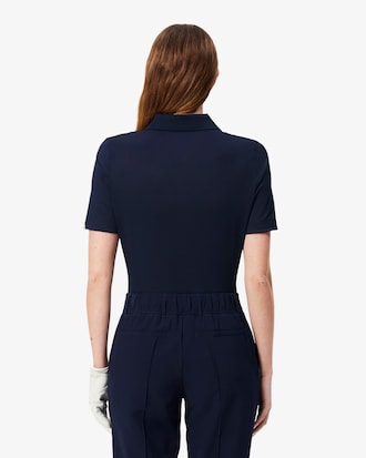Polo De Golf El&aacute;stico Con Protecci&oacute;n Uv Y Corte Entallado Para Mujer