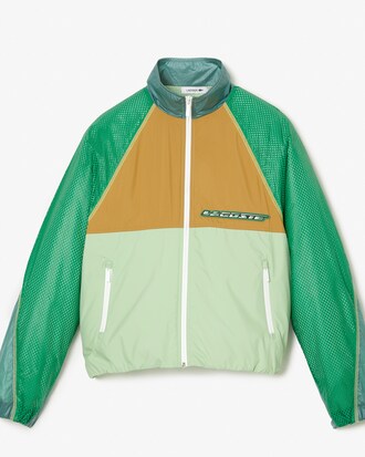 Unisex Lacoste Fashion Show Edition Colorblock Zip Track Jacket