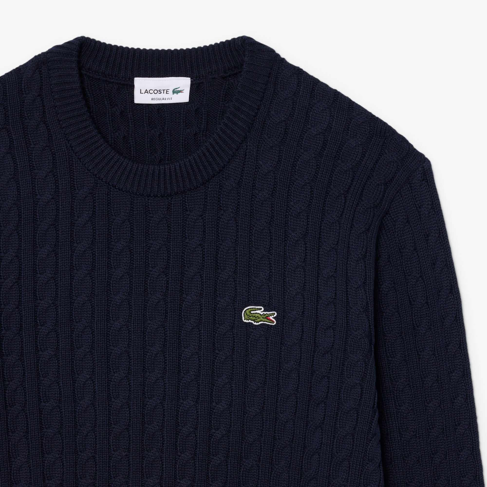 Men's Cable Knit Cotton Sweater - Sweaters & Sweatshirts - New In