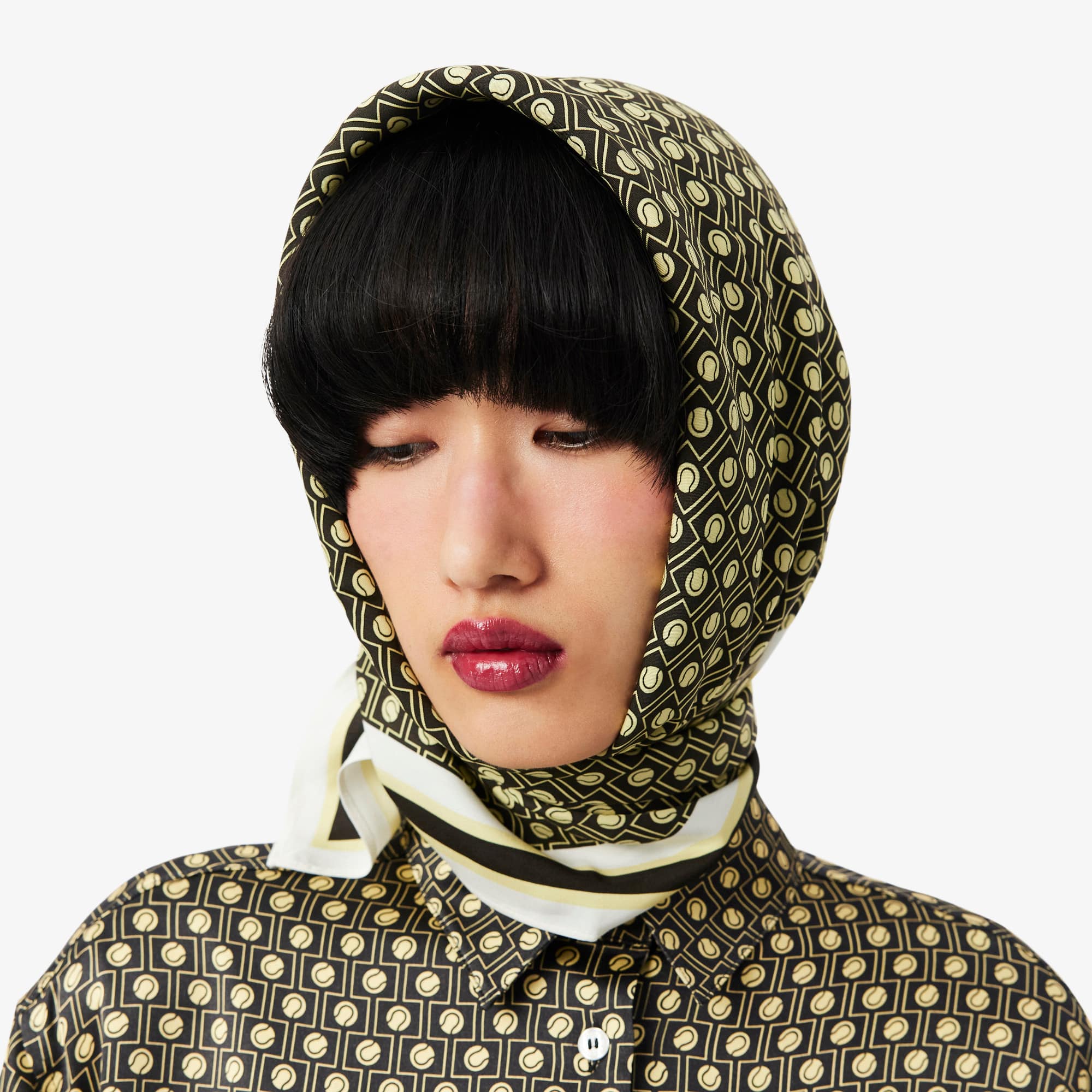 Printed Tennis Scarf - Scarves & Gloves - New In 2026 | Lacoste