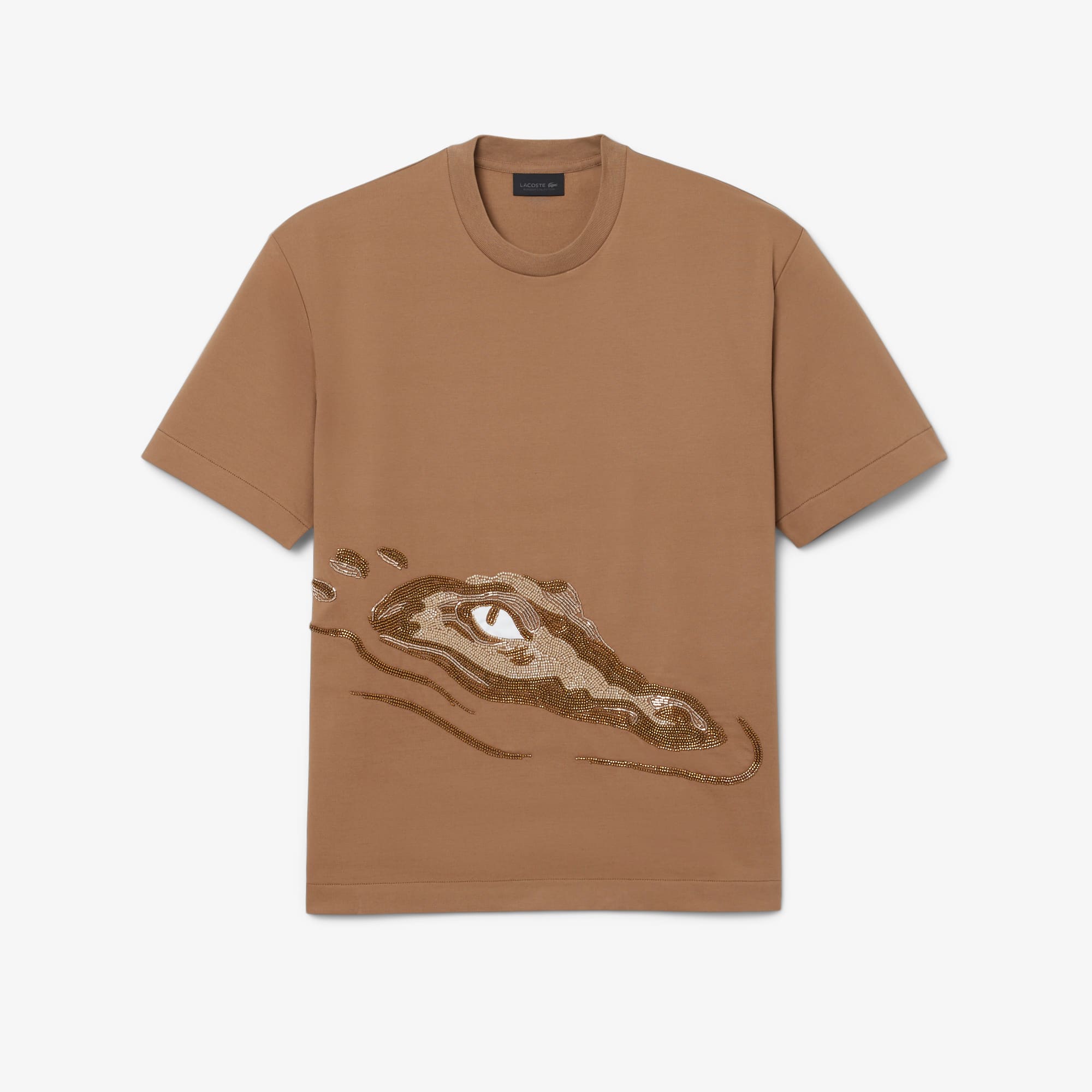 Runway Beaded Crocodile T-shirt - T-shirts - New In 2025 | Lacoste