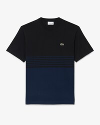 Striped Jersey Color-block T-shirt