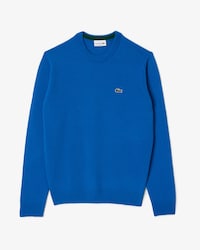 Su&eacute;ter de lana con cuello redondo para hombre