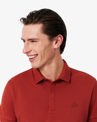 Men's Regular Fit Paris Stretch Piqu&eacute; Polo