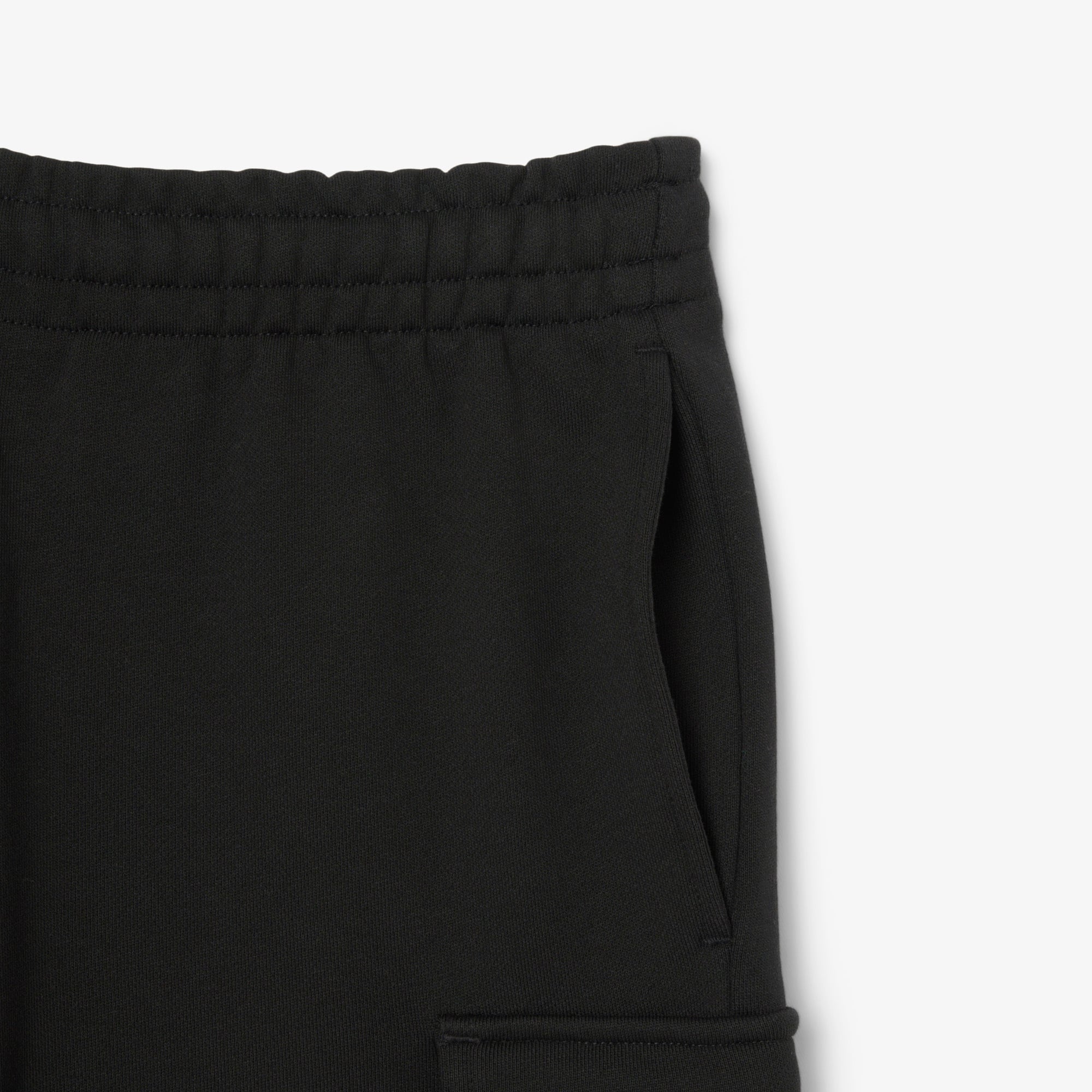 Men's Cotton Fleece Cargo Shorts