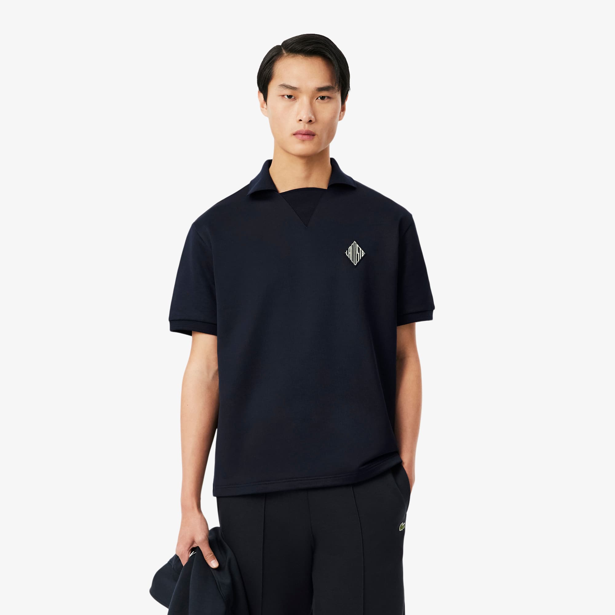 Lacoste Polo Tipo Loose Fit Negro