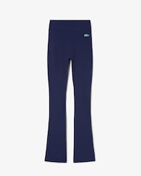 Women's Lacoste x Bandier Ribbed Flare Pants