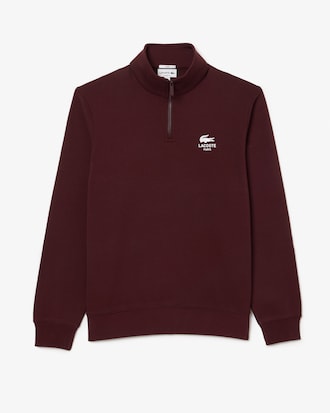 Unisex High-Neck Zip-Up Sweatshirt