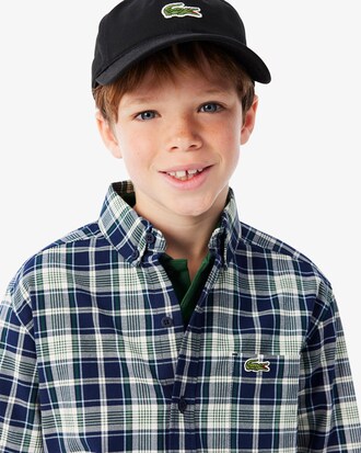 Camisa Oxford de Algod&oacute;n de Cuadros Escoceses