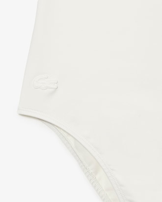Maillot de bain femme Lacoste avec imprim&eacute; filet