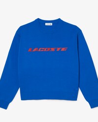 Women's Lacoste Contrast Branded Sweater