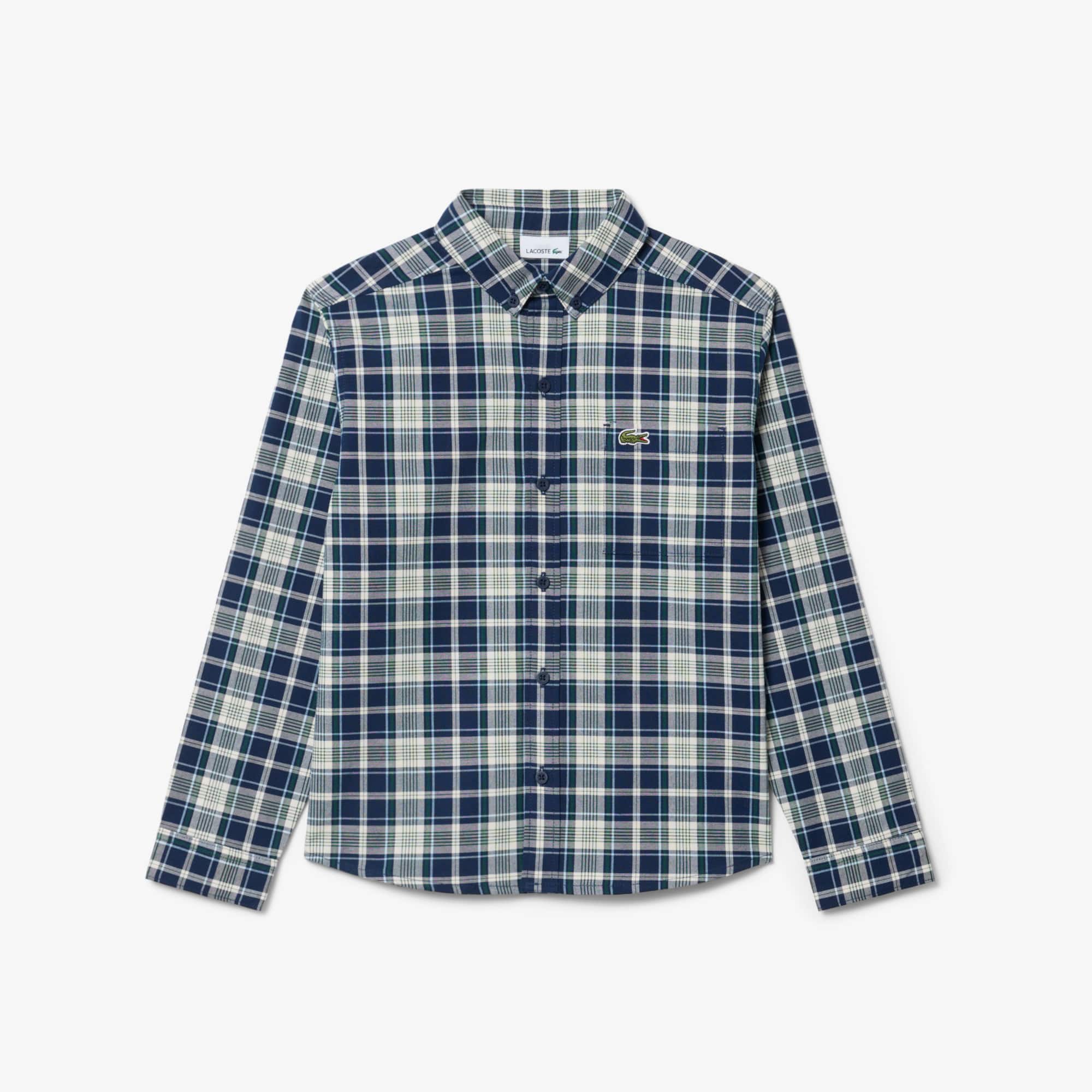 Oxford Cotton Plaid Shirt