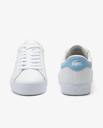 Women's Powercourt Graphic Leather Sneakers