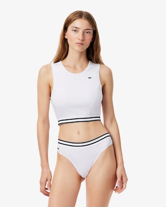 Cotton Stripe Waist String Briefs