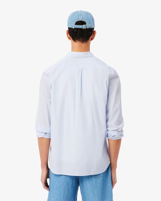 Regular Fit Plaid Poplin Shirt