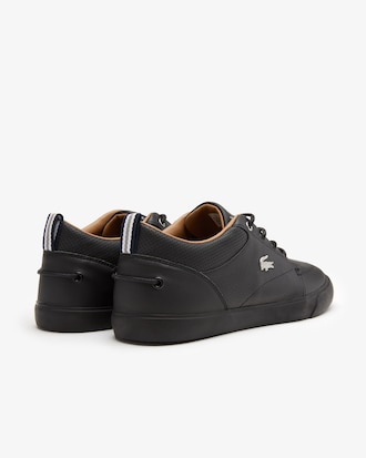 Men's Bayliss Leather Perforated Collar Sneakers