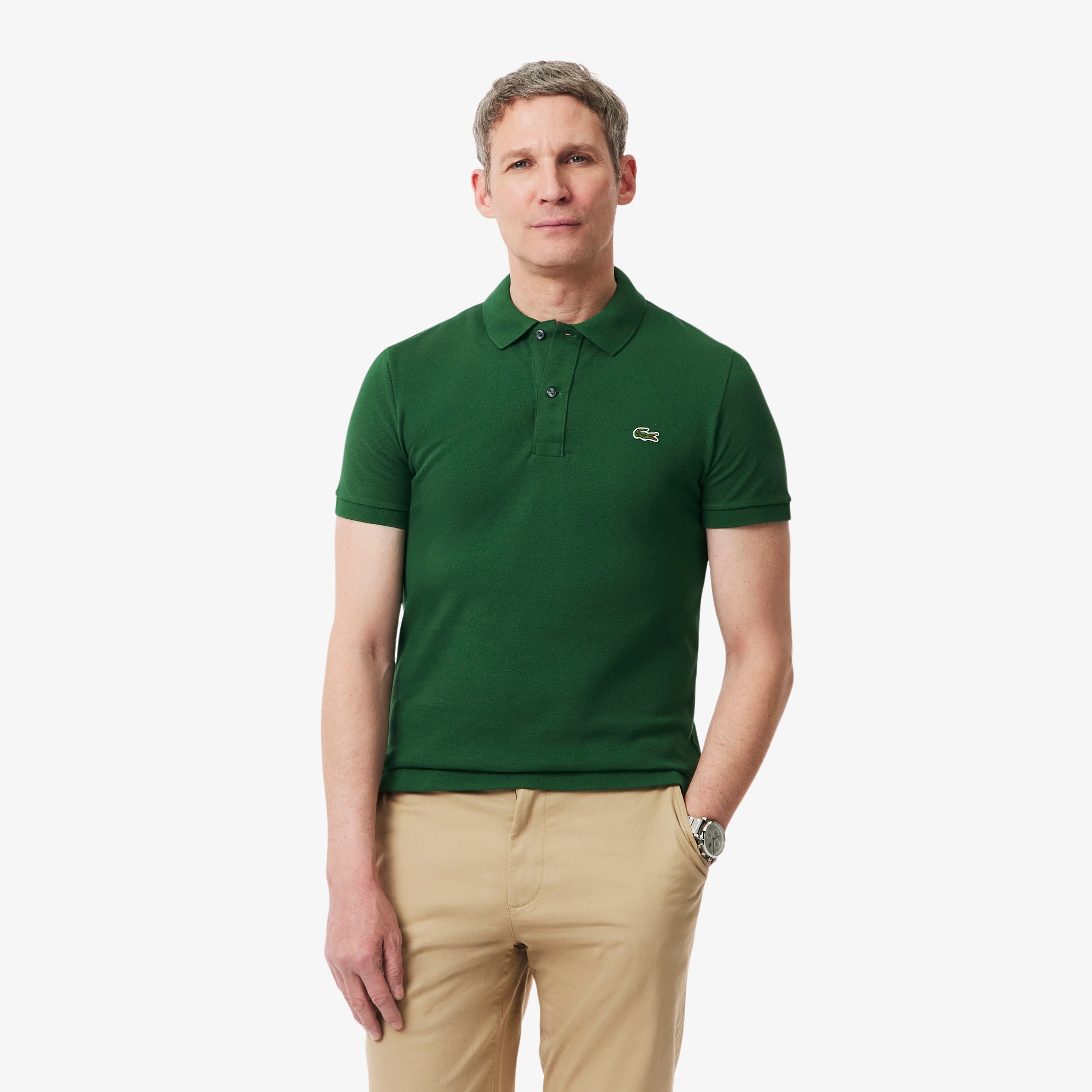 Men's Slim Fit L.12.12 Piqué Polo - Polo Shirts - New In 2026