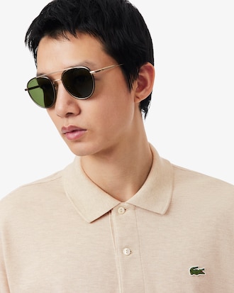 Men's Classic Fit L.12.12 Heathered Polo