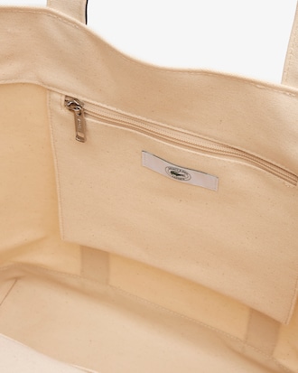 Lacoste x Sporty & Rich Cotton Tote Bag