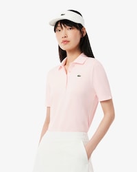 Polo de golf el&aacute;stico con protecci&oacute;n UV y corte entallado para mujer