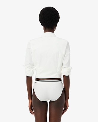 Stripe Waist Cotton Briefs