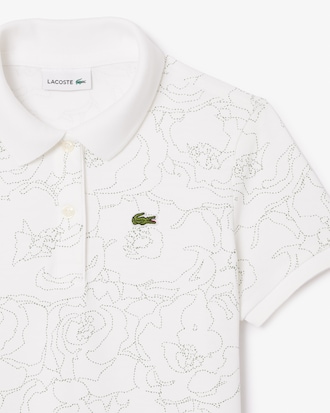 Kids' Floral Print Piqué Dress
