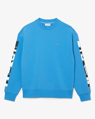 Sudadera para hombre Lacoste de corte holgado con estampado reflectante