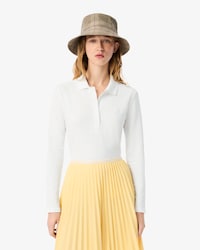 Women's Slim Fit L.12.D Stretch Mini Piqu&eacute; Polo