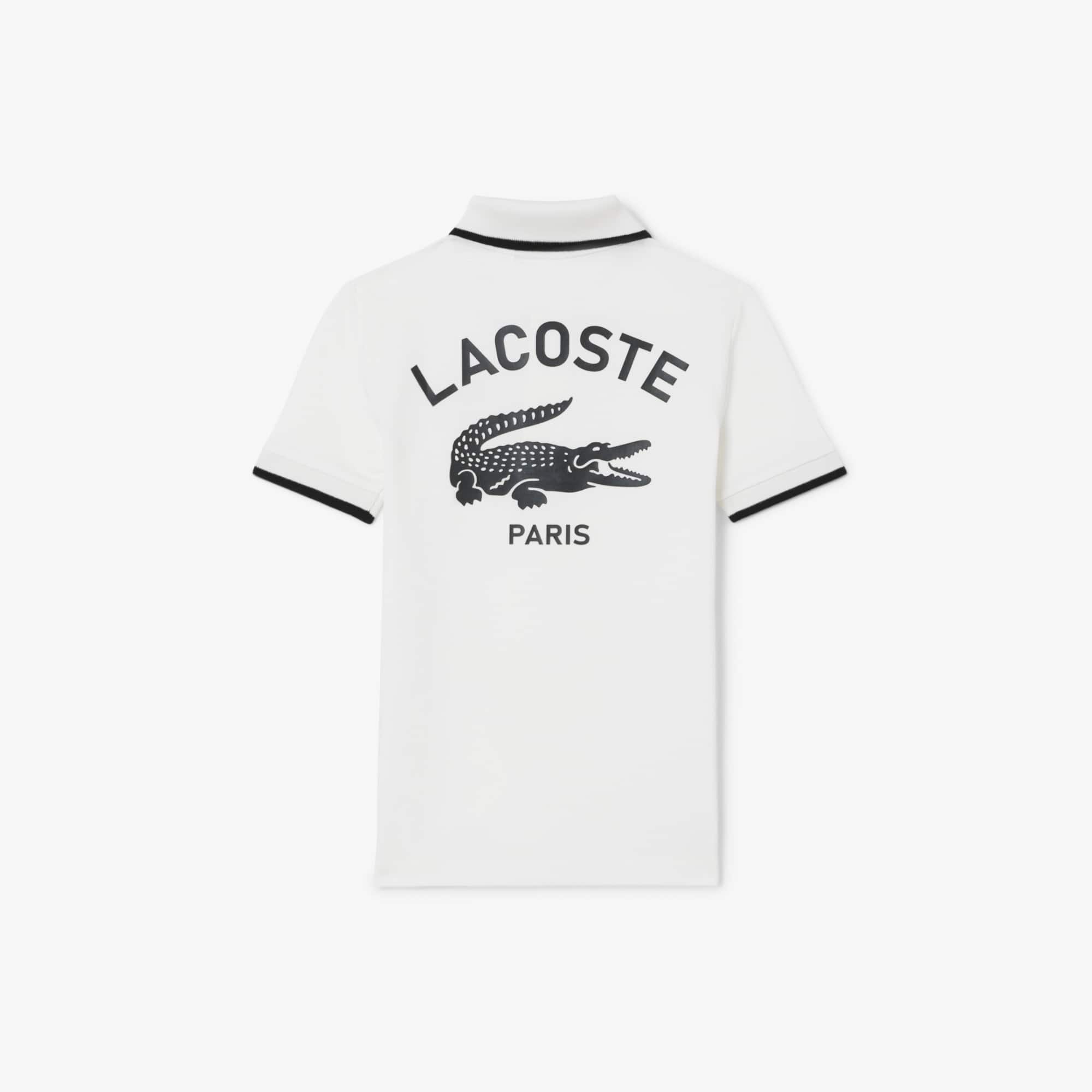 Boys' Stripe Collar Petit Piqué Polo - Teens Polos - New In 2026