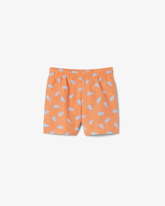 Monochrome Taffeta Swim Trunks