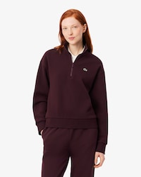Women's Zip-Up Piqu&eacute; Sweatshirt