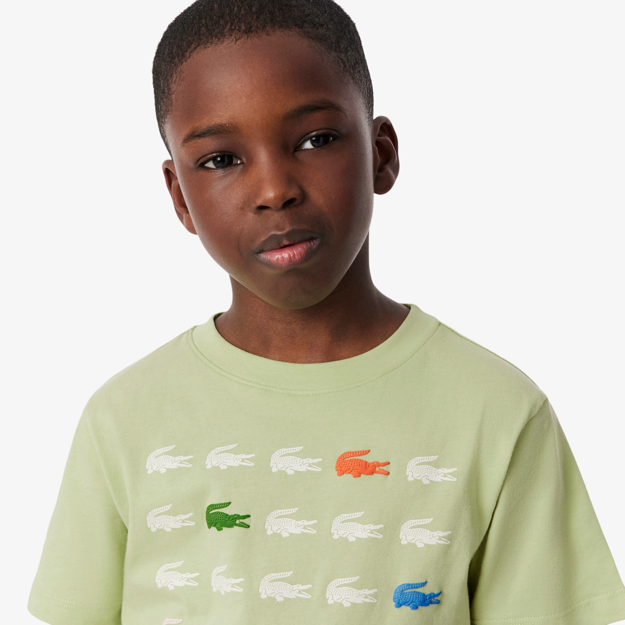 Crocodile Print Cotton T-Shirt - T-Shirts & Tops - New In 2026