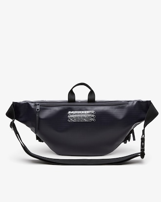 Cangurera de hombre Lacoste con logo estampado