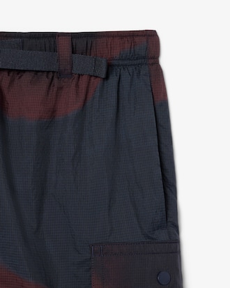 Men's Ombr&eacute; Print Nylon Cargo Shorts