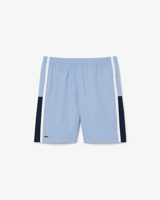 Men's Lightweight Colorblock Stripe Tennis Shorts