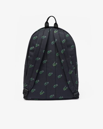 Mochila con estampado de cocodrilo