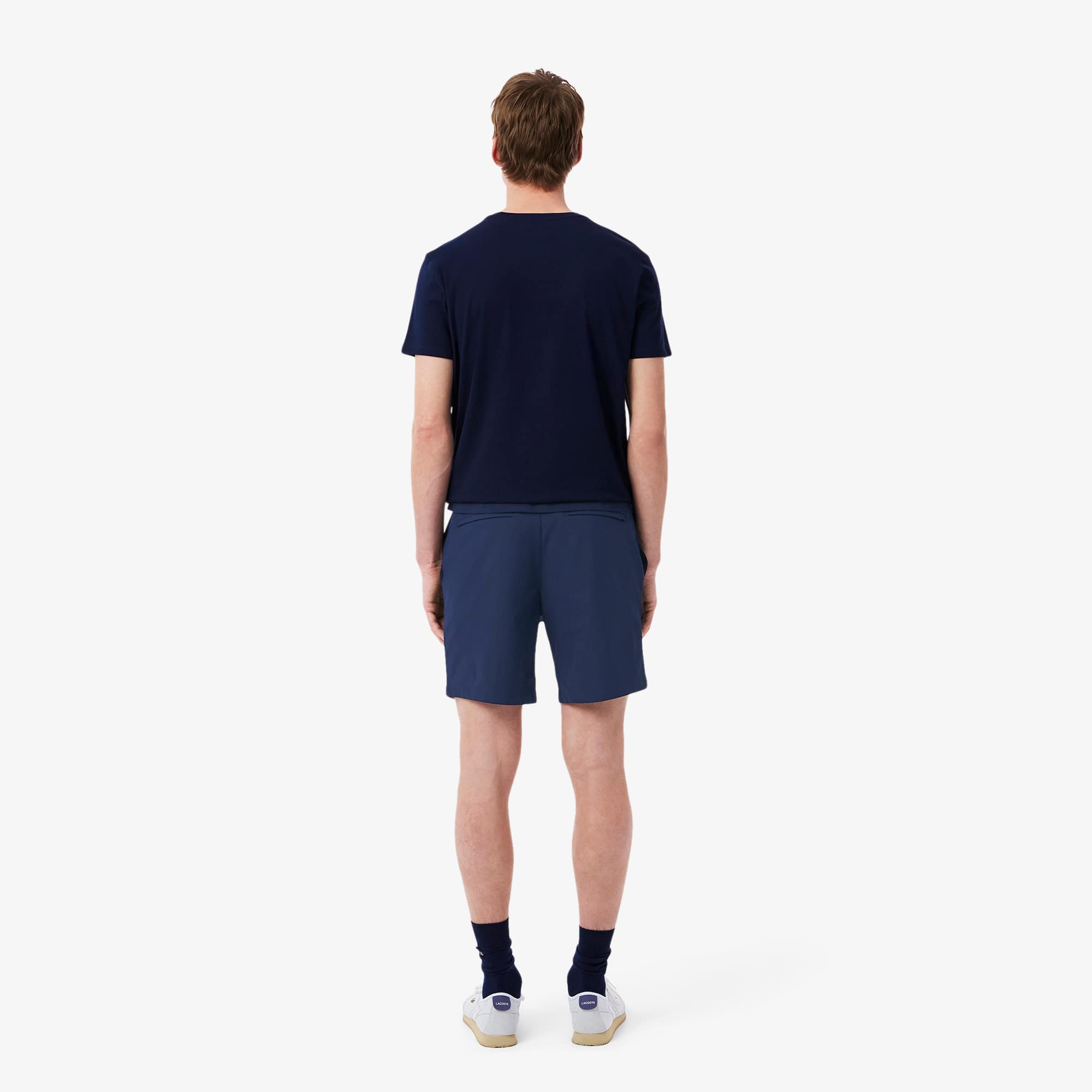 LACOSTE ネイビーショートパンツ Men's Slim Fit Commuter Shorts - Shorts & Swim - New In 2025 | Lacoste