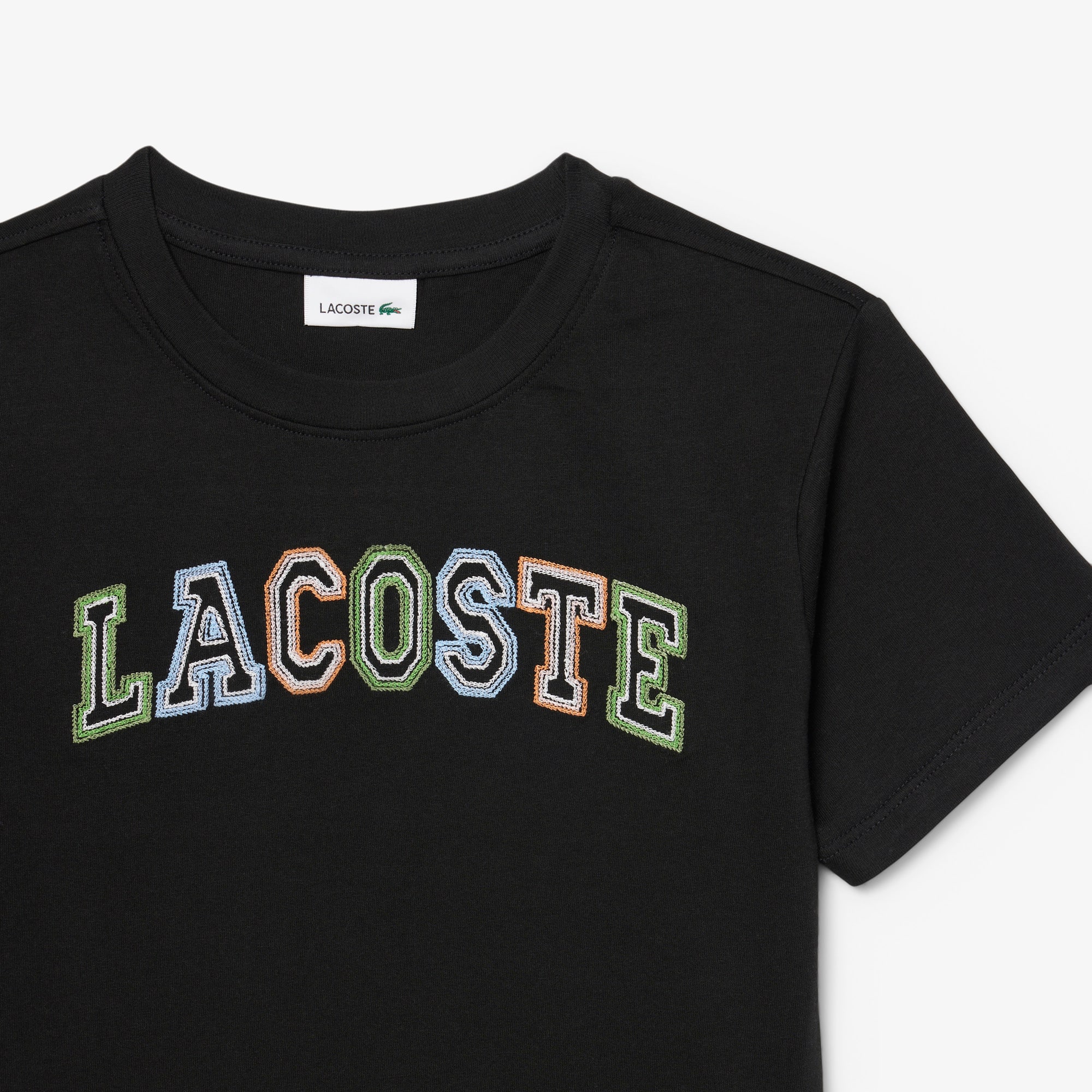 Embroidered Cotton T-Shirt