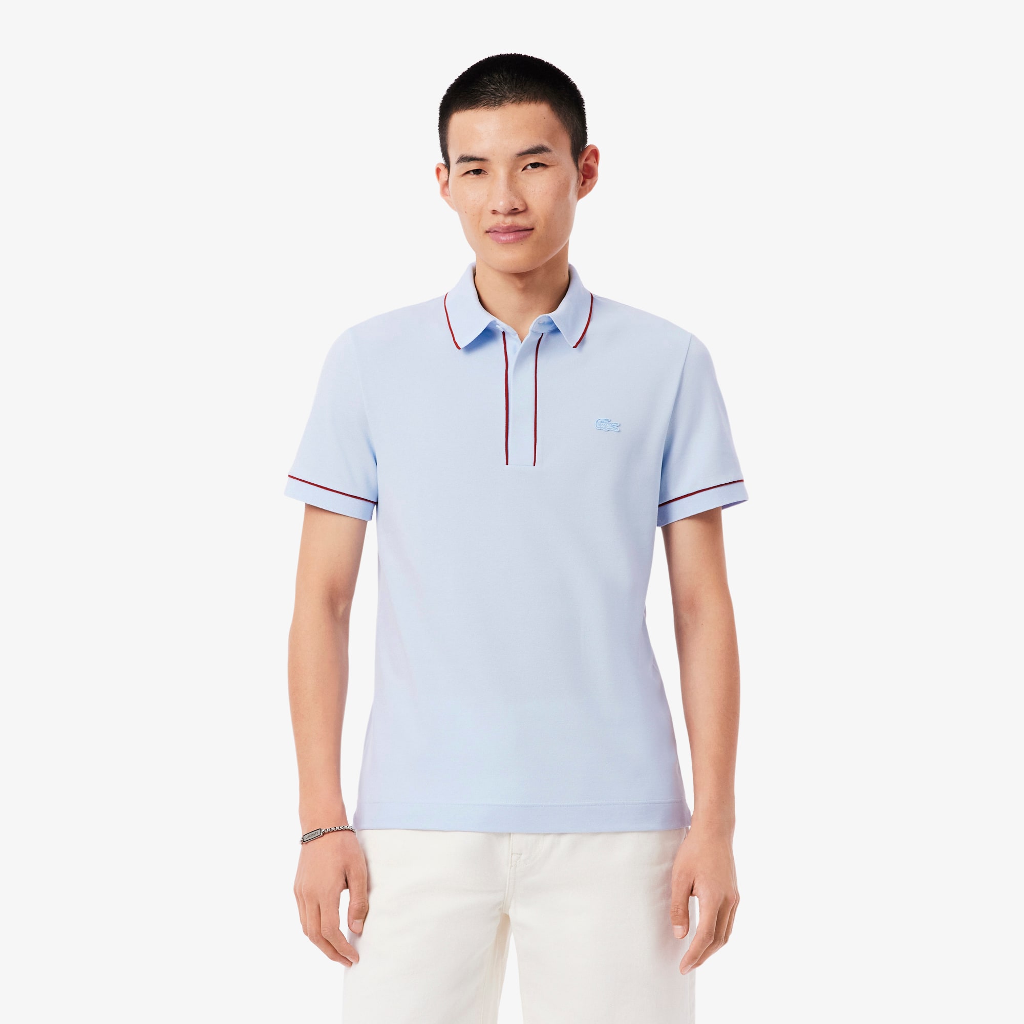 Lacoste Men's Regular Fit Paris Stretch Piqué Polo