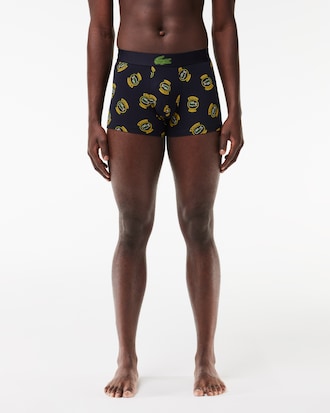 Men's Printed Stretch Cotton Trunks