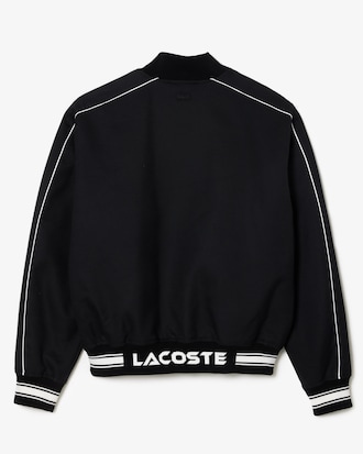 Chamarra teddy de sarga de algod&oacute;n con bordado