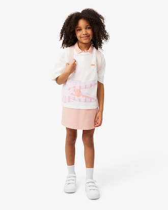 Crocodile Print Cotton T-Shirt
