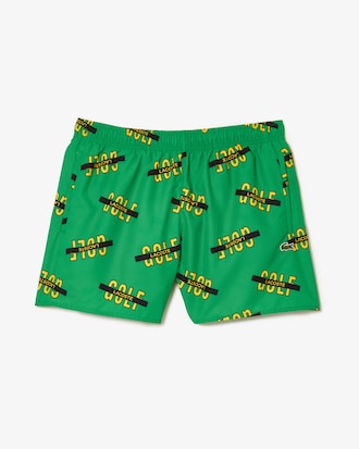 Men's Printed Swim Trunks