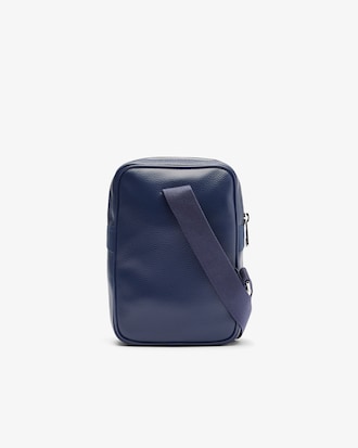 Men's Angy Grain Leather Satchel