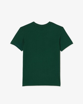 T-shirt enfant Lacoste x Netflix avec imprim&eacute; en coton biologique